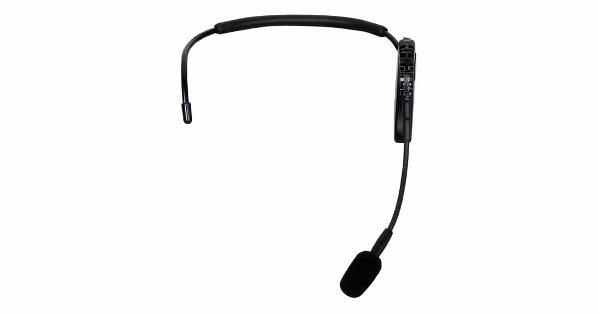 EVO-E Water/Sweat Resistant Cable-less Headset Mic & Pocket-Sized Wireless Receiver Mic System
