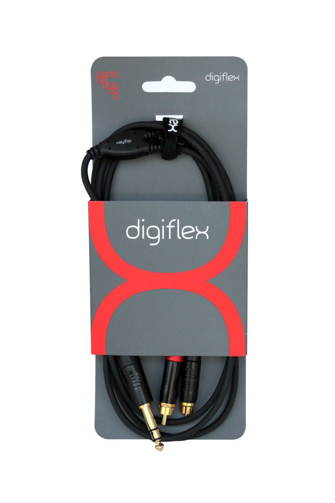 Stereo RCA to 1/4" TRS Cable