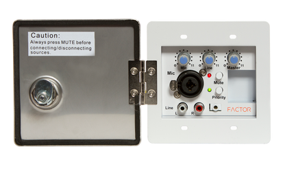 Factor V-RVC-PRO Professional In-wall Mic/Line Preamp/Mixer
